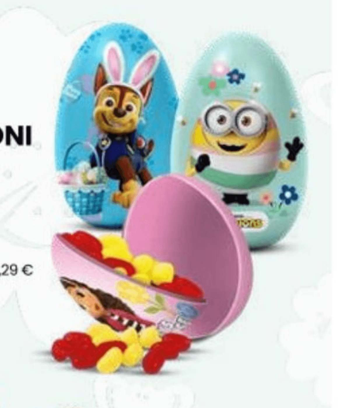 Žele bomboni metalno jaje mix 40 g - Akcija u trgovini Eurospin