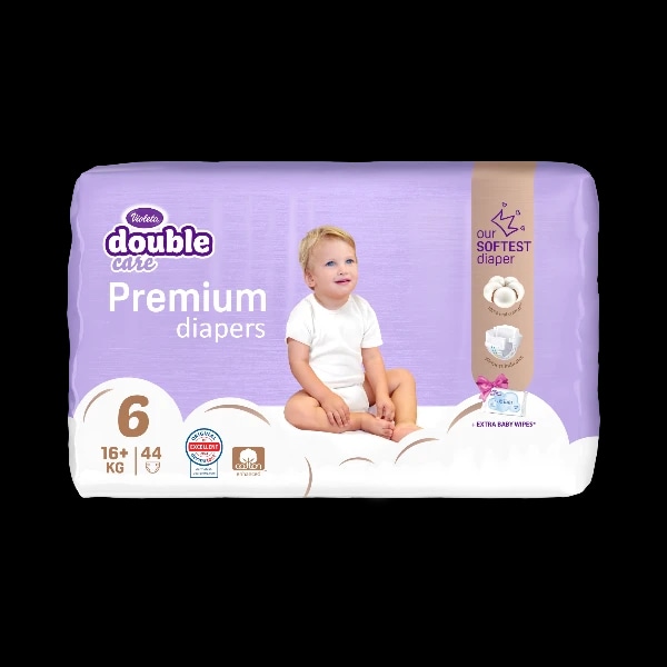 Double care, Violeta Dječje pelene 44 kom - 64 kom - Akcija u trgovini Tommy