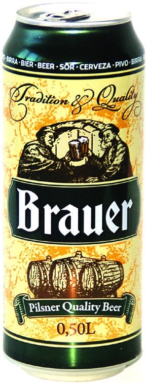 Pivo Brauer 0,5 l - Akcija u trgovini Bakmaz