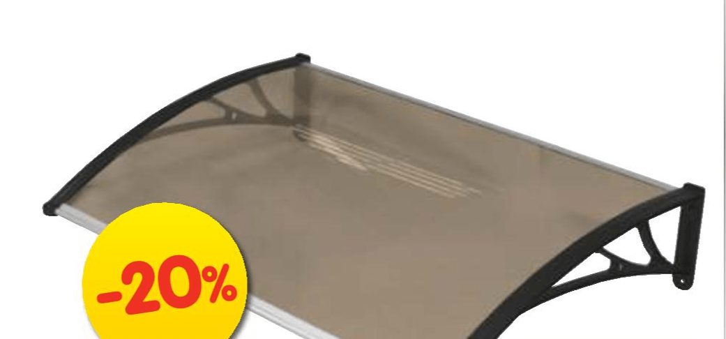 Polikarbonatna nadstrešnica 1000900 1 kom - Akcija u trgovini Interspar