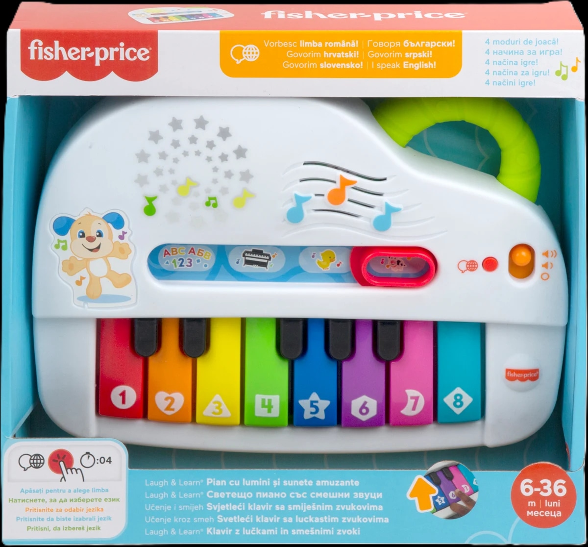 fisher-price Veseli piano igračka za djecu 1 kom. - Akcija u trgovini Dm