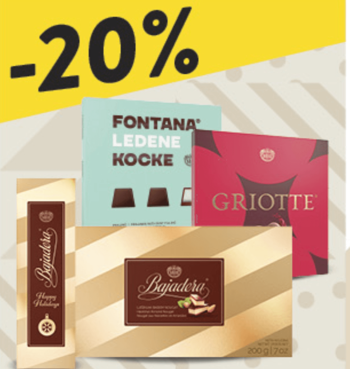 Odabrane Kraš praline - Akcija u trgovini Konzum