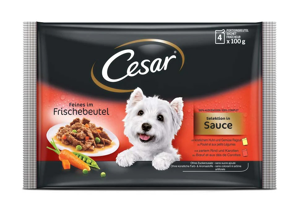 Cesar Multipack hrana za pse 4 x 100 kom Akcija u trgovini Ribola