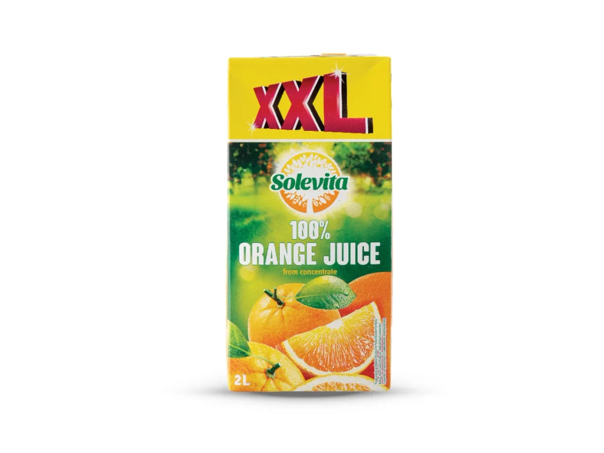 Solevita Sok od naranče XXL 2 L - Akcija u trgovini Lidl