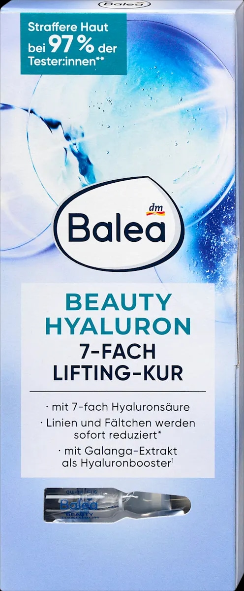 Balea Beauty Hyaluron ampule 7x1 ml Akcija u trgovini Dm