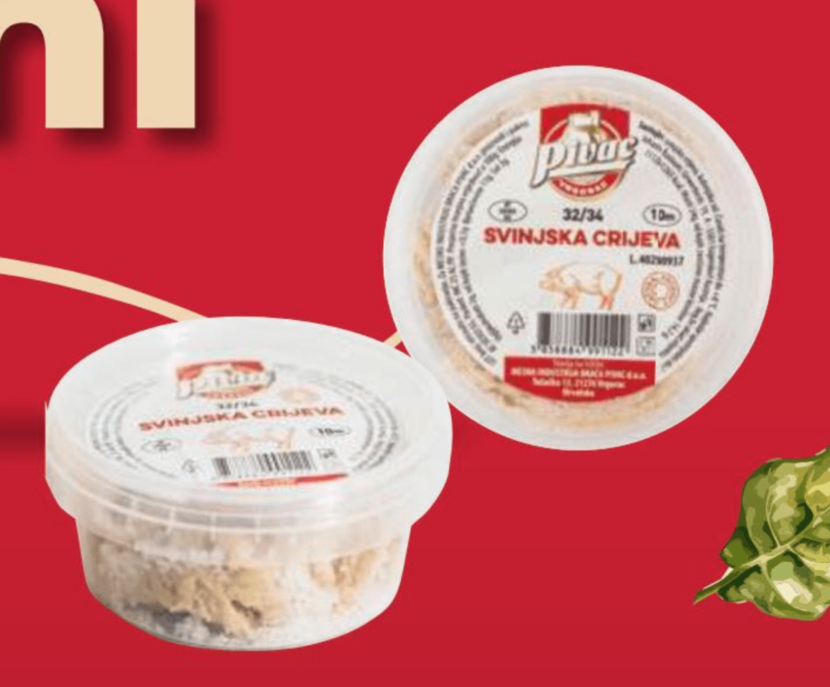 PIVAC Svinjska crijeva 10m - Akcija u trgovini Pivac