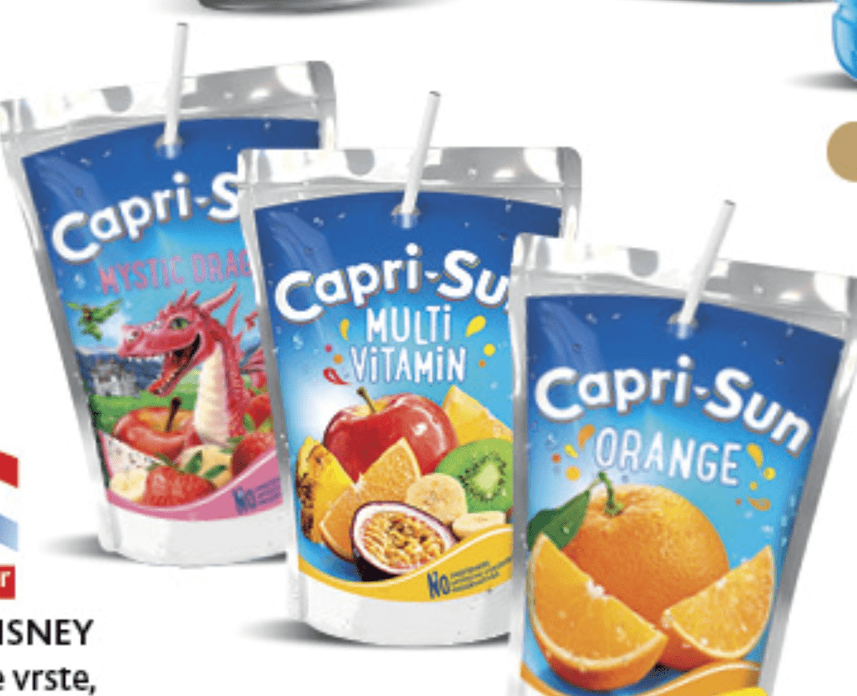 Capri-Sun negazirano piće 0,2L - Akcija u trgovini Konzum