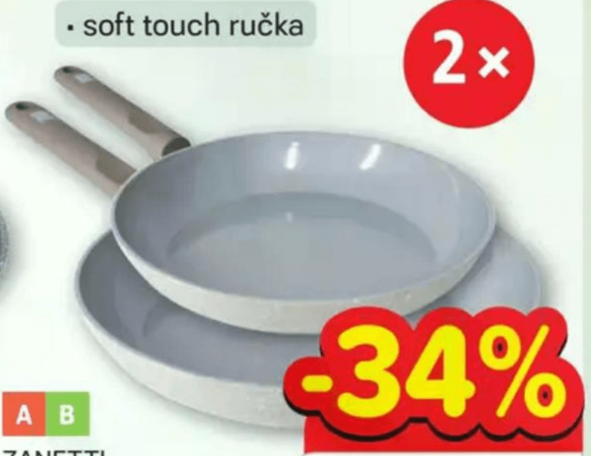 Zanetti Set tava 2 komada - Akcija u trgovini Plodine