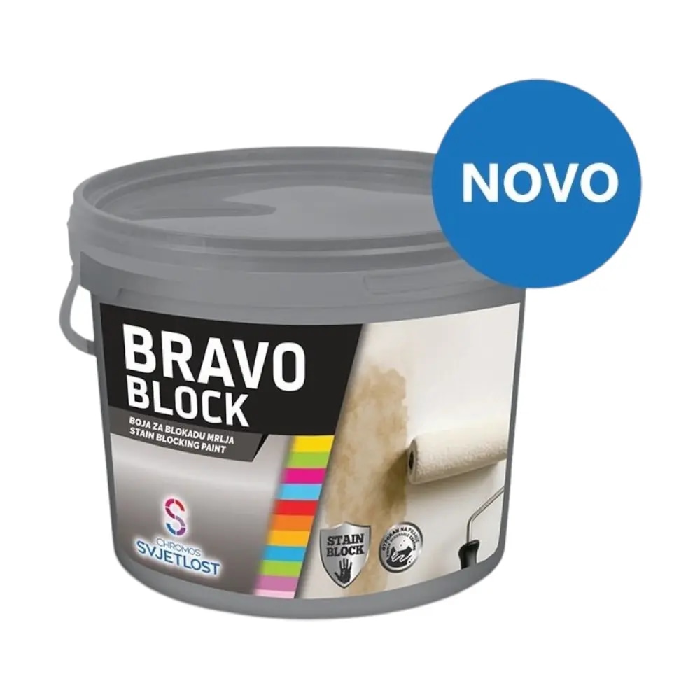 Specijalna boja za unutarnje zidove Bravo Block 2 l - Akcija u trgovini Pevex