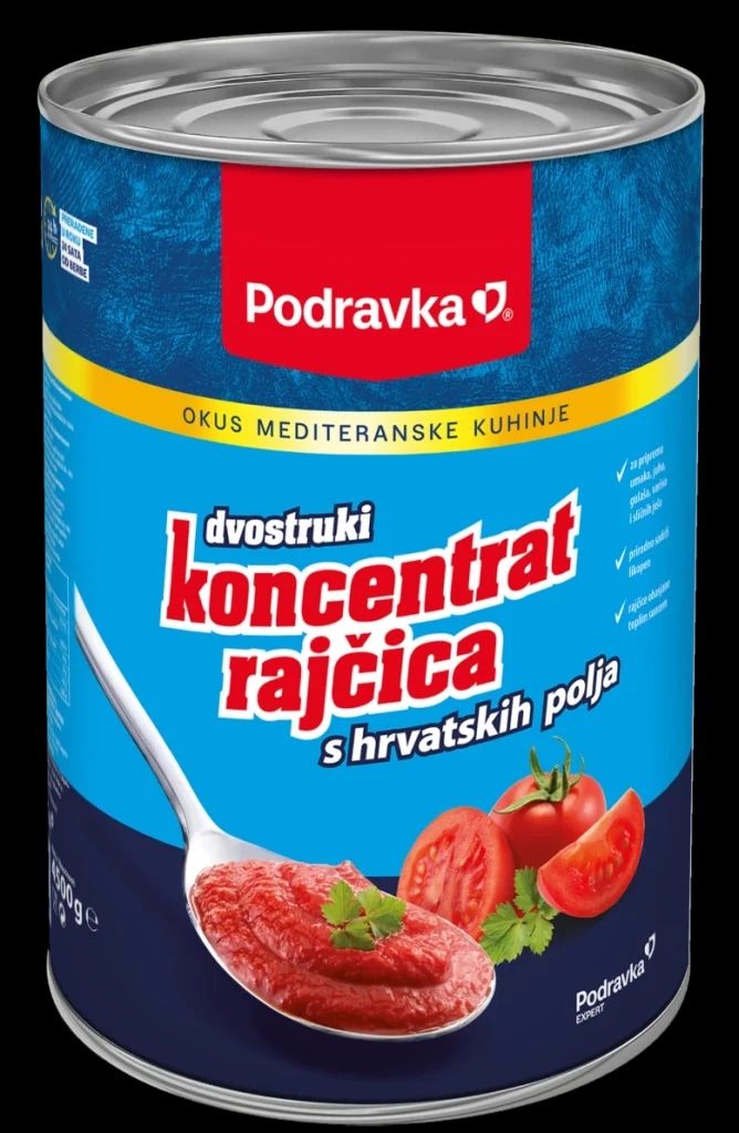 Podravka Dvostruki koncentrat rajčica 460g - Akcija u trgovini Žabac