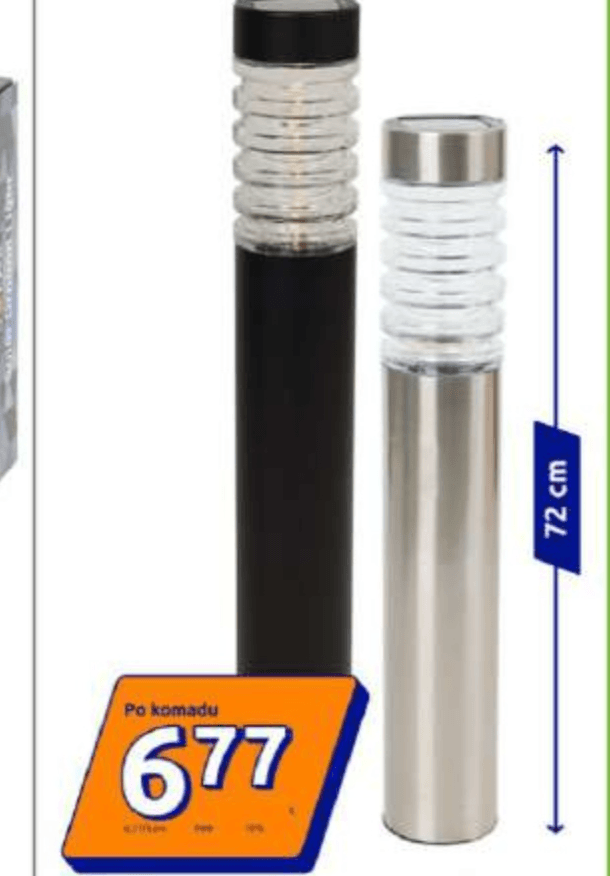 Solar vanjska svjetiljka - Akcija u trgovini Action