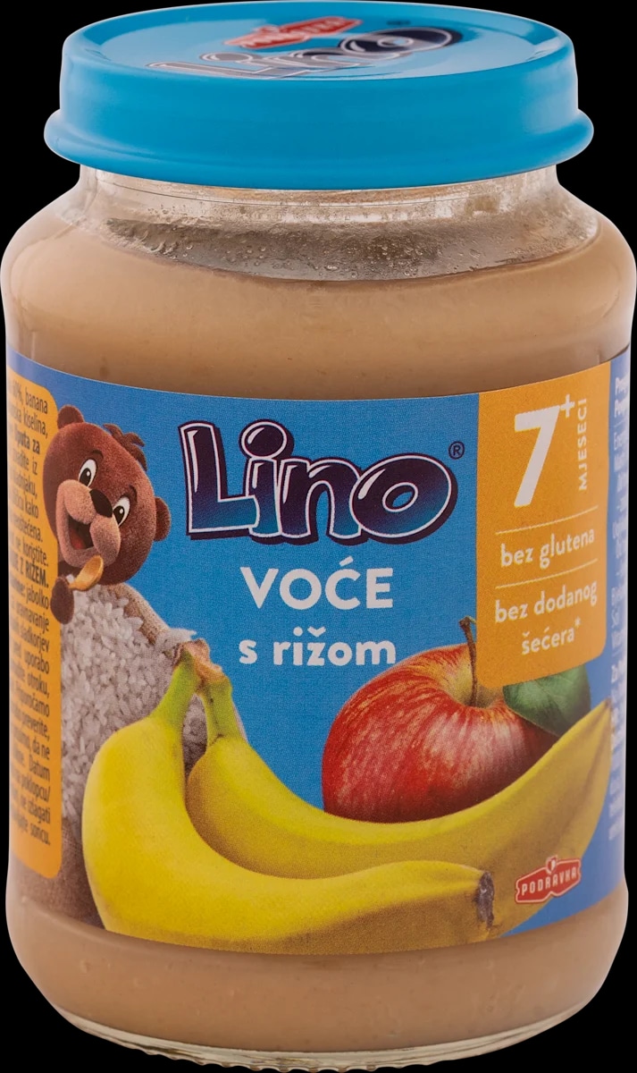 Lino voćna kašica 190g Podravka - Akcija u trgovini Konzum