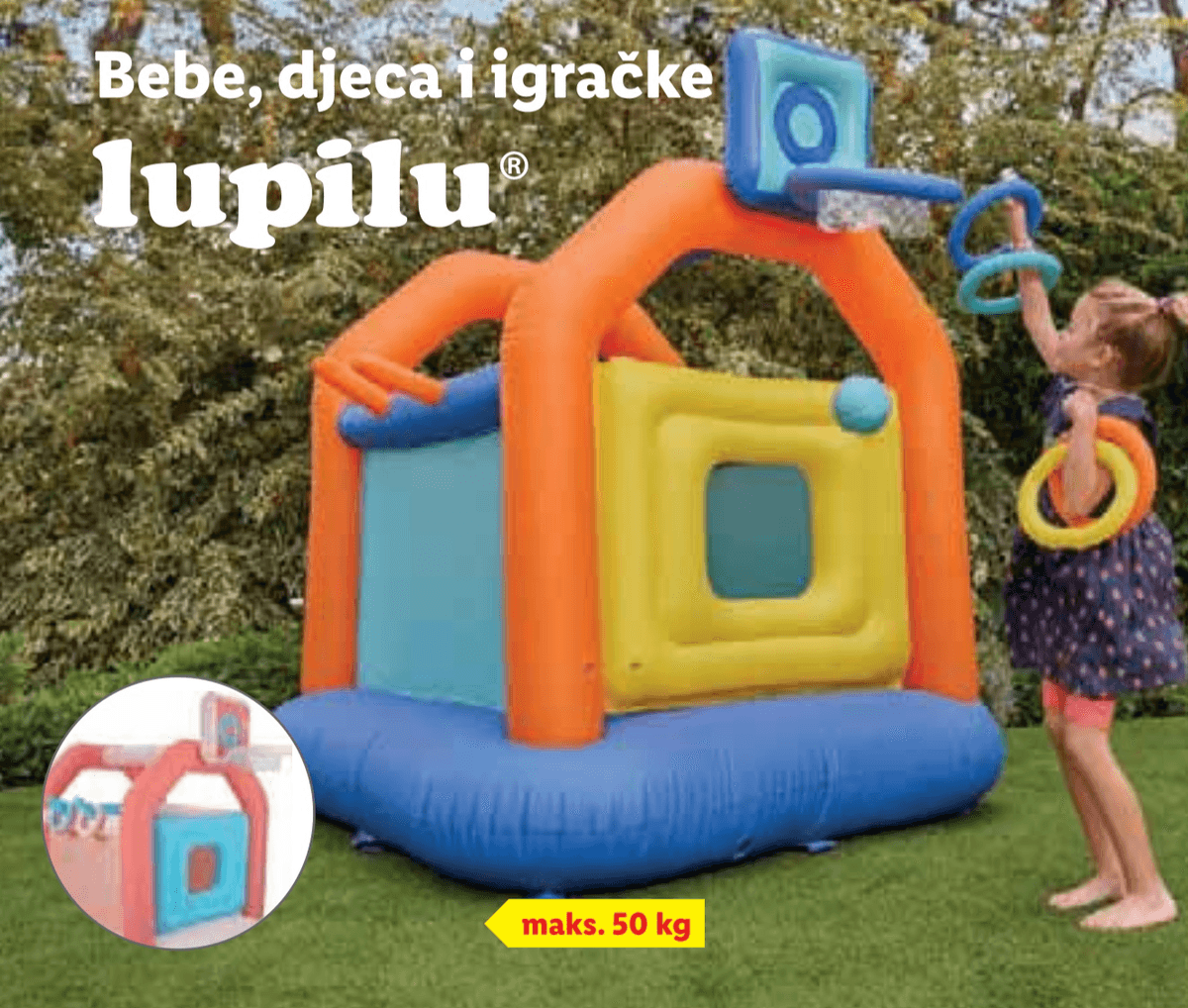 Lupilu Dvorac na napuhavanje - Akcija u trgovini Lidl