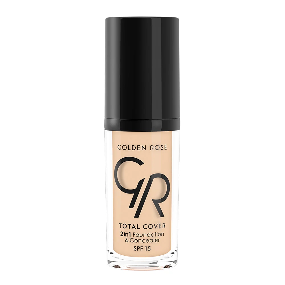 Golden Rose Total Cover 2in1 Foundation & Concealer - Akcija u trgovini Bipa
