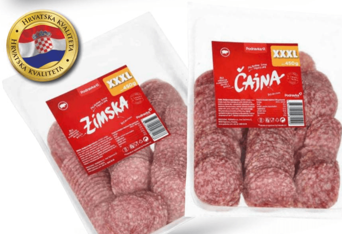 Čajna ili zimska kobasica XXXL 450 g Podravka - Akcija u trgovini Spar