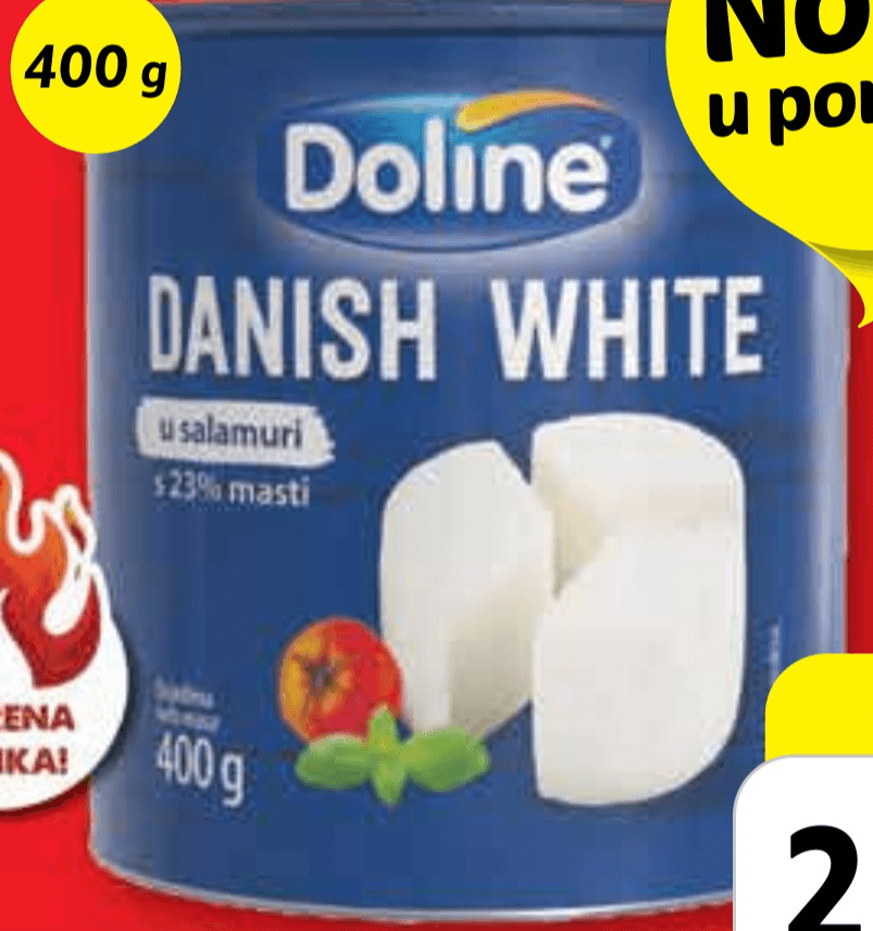Doline Danish White 400 g - Akcija u trgovini Plodine