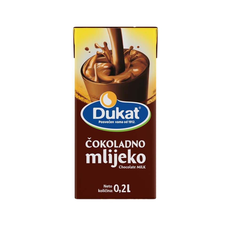 Dukat Čokoladno mlijeko 0,2 L - Akcija u trgovini Tommy