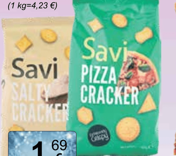 Slano trajno pecivo krekeri Savi 400 g - Akcija u trgovini KTC