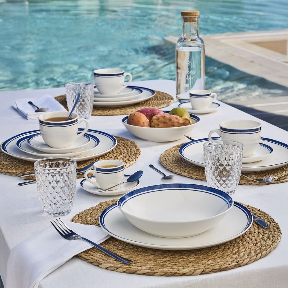 Tognana Madison Filo Blu servis za čaj 6/1, set Akcija u trgovini Konzum