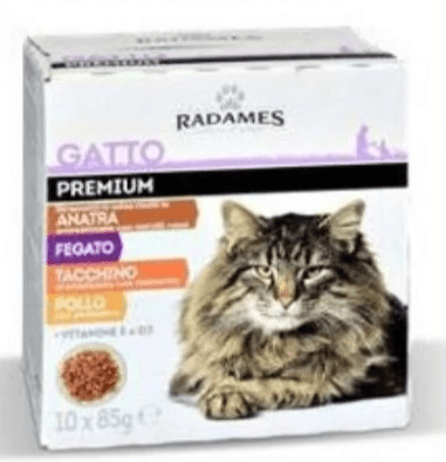 Hrana za mačke komadi mesa u umaku 10 x 85 g - Akcija u trgovini Eurospin