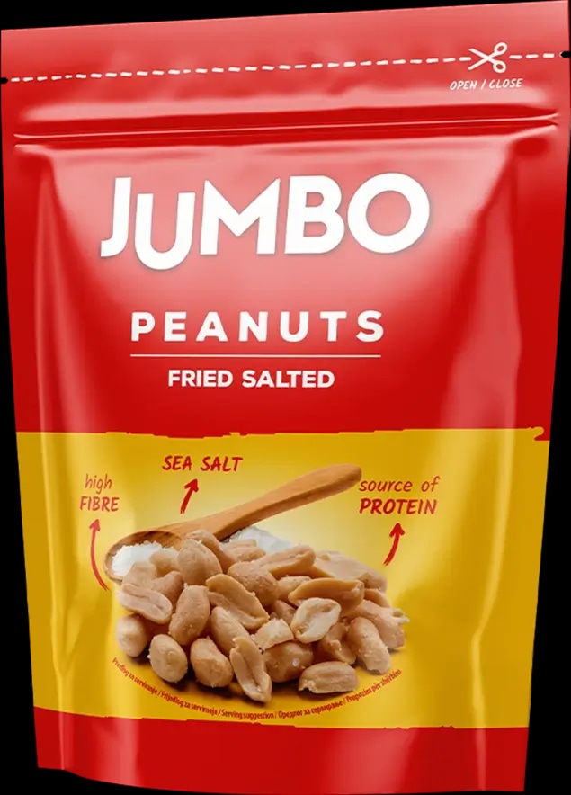 Fun&Fit Jumbo Slani prženi kikiriki 180g - Akcija u trgovini Žabac
