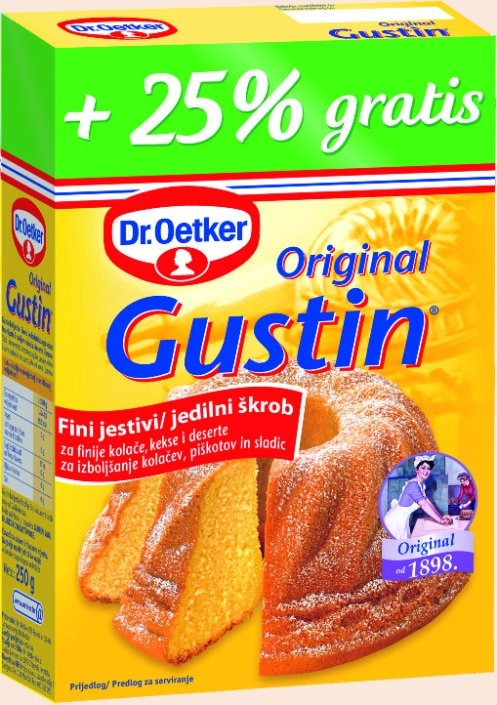 Gustin Dr. Oetker 200 g + 25% gratis - Akcija u trgovini KTC