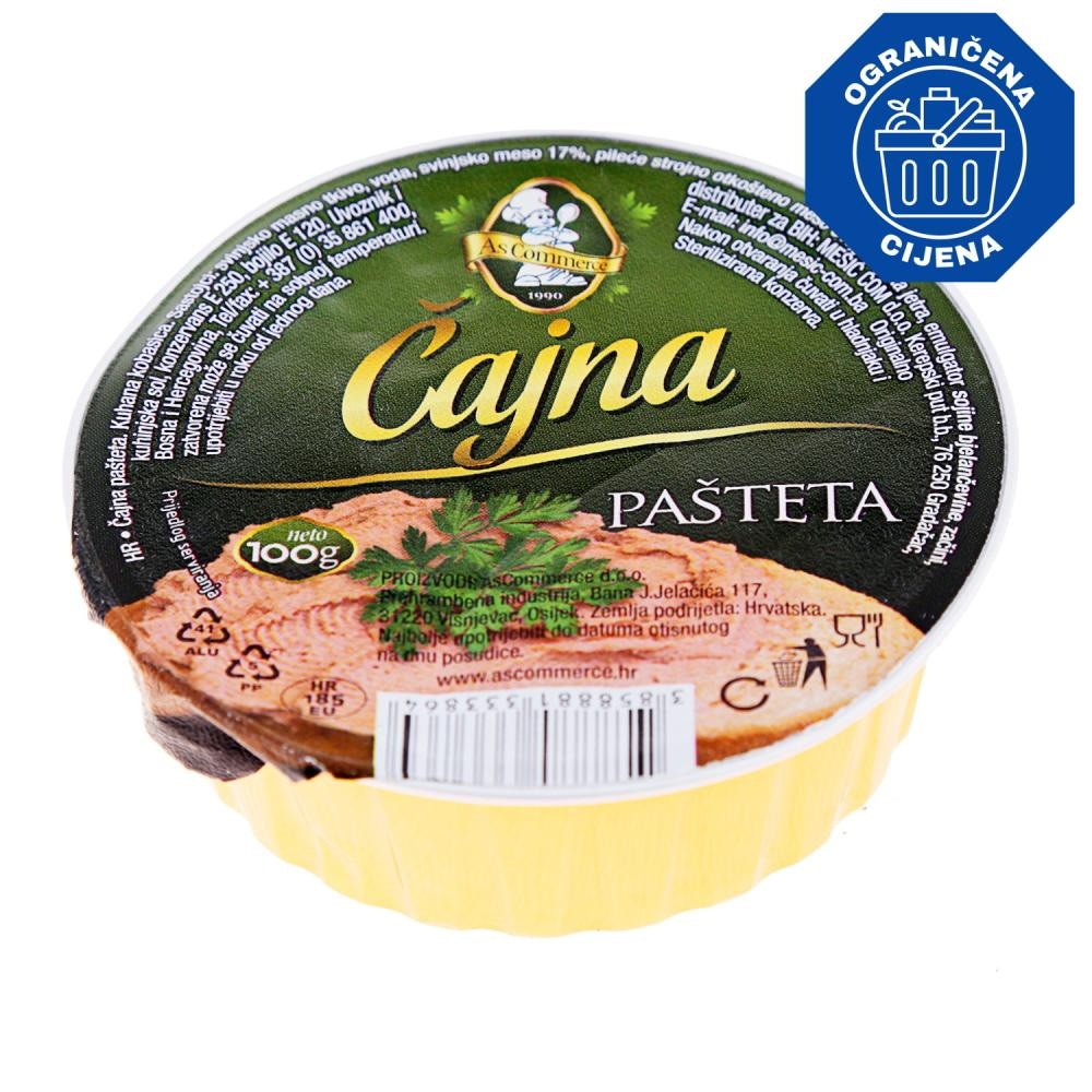 Pašteta Ascommerce 100 g - Akcija u trgovini KTC