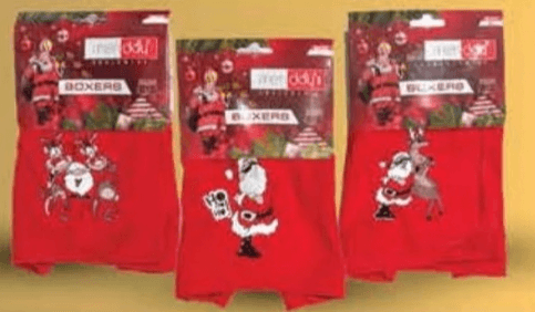 Bokserice božićne 1 kom - Akcija u trgovini NTL