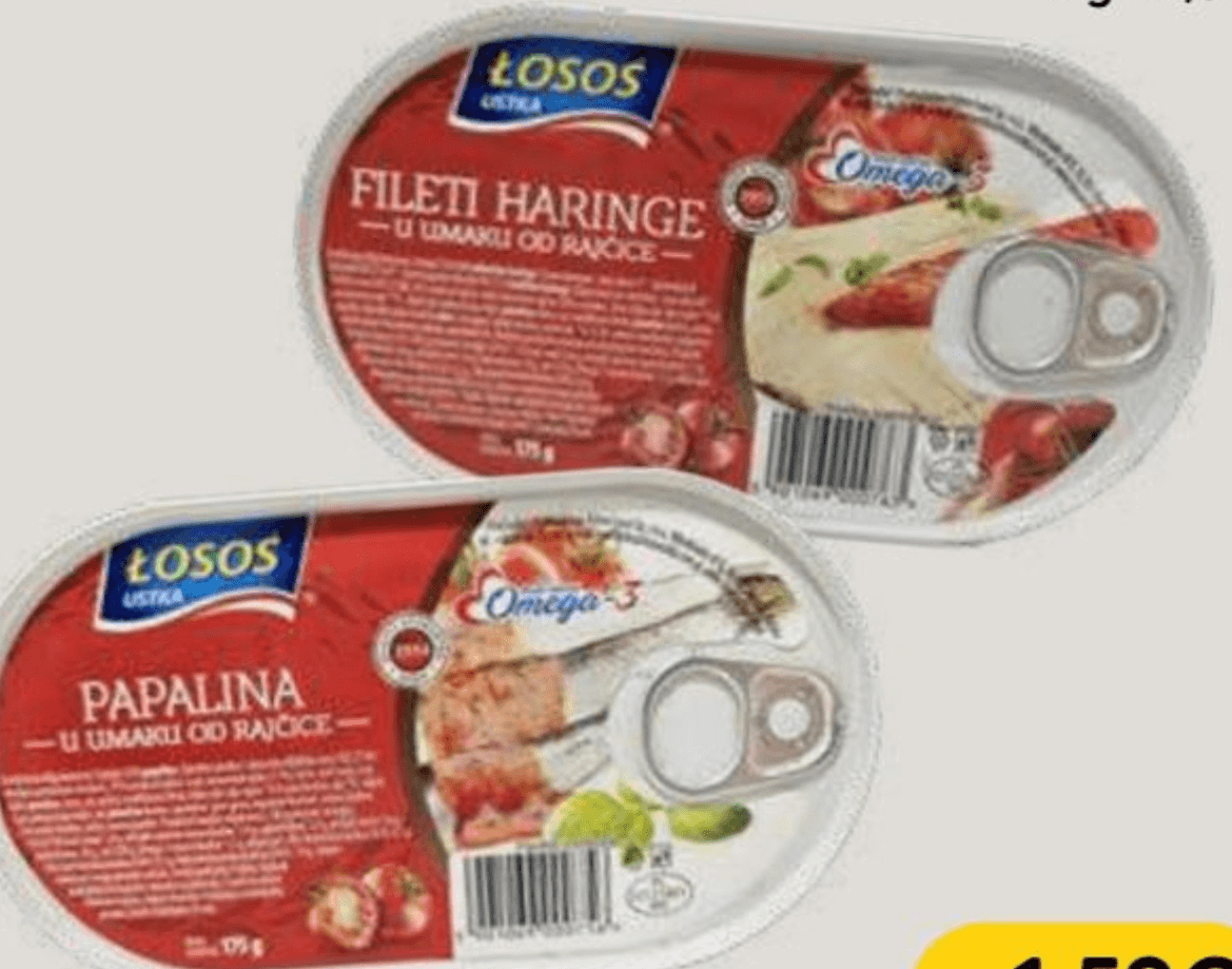 Losos Papalina/fileti haringe 175g - Akcija u trgovini Pivac