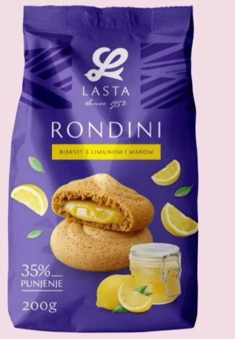 Keks Lasta Rondini 200 g - Akcija u trgovini Boso