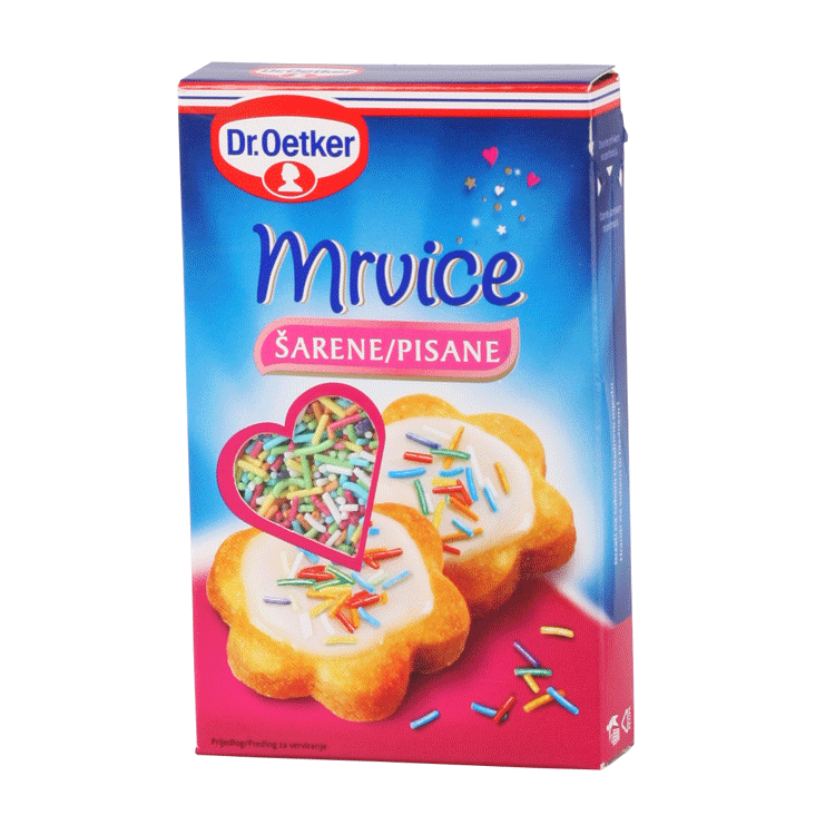Dr. Oetker Šarene Mrvice 80g - Akcija u trgovini Konzum