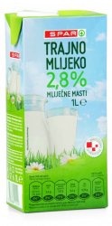 Trajno mlijeko SPAR 1 L - Akcija u trgovini Interspar
