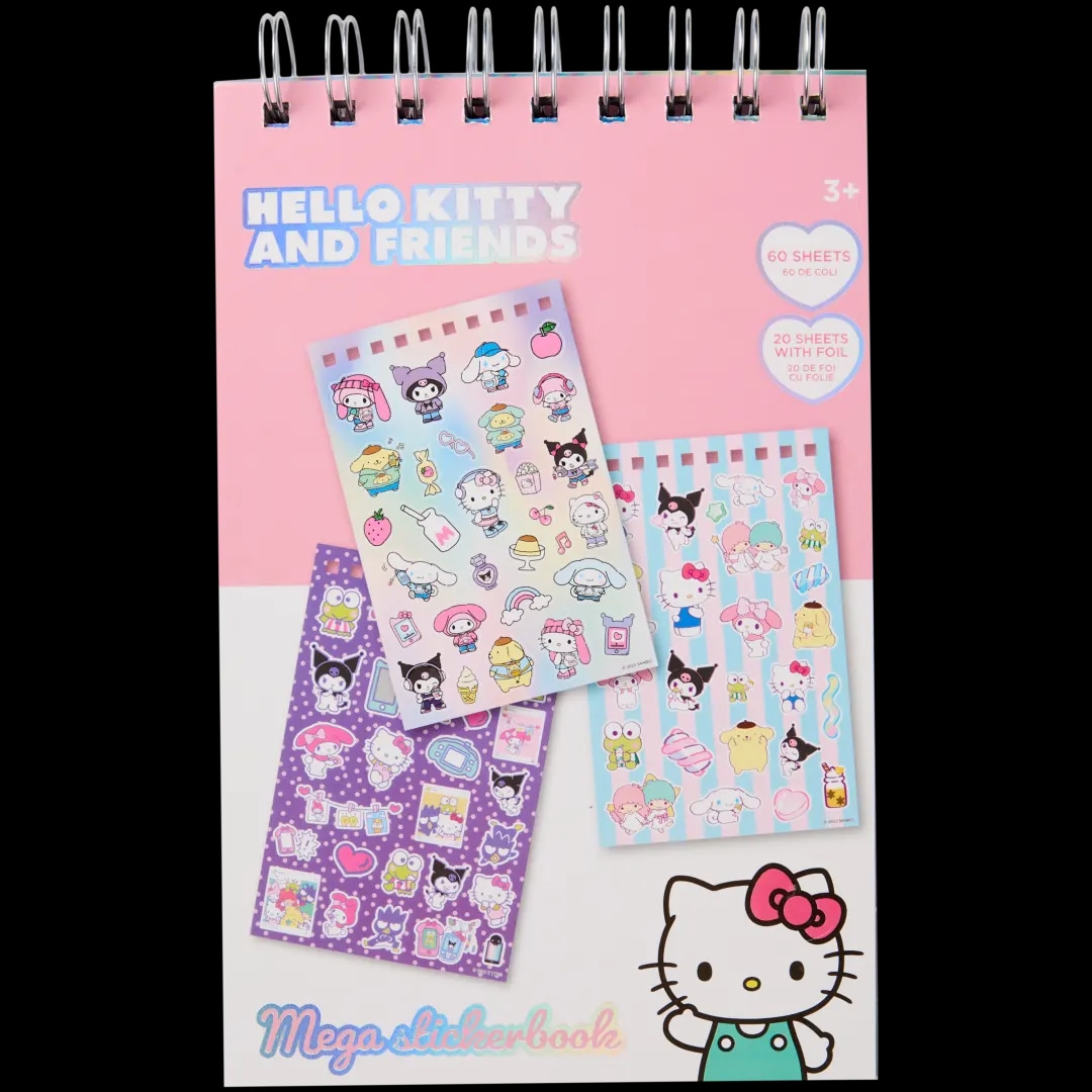 Hello Kitty Mega knjiga s naljepnicama 60 listova - Akcija u trgovini Action
