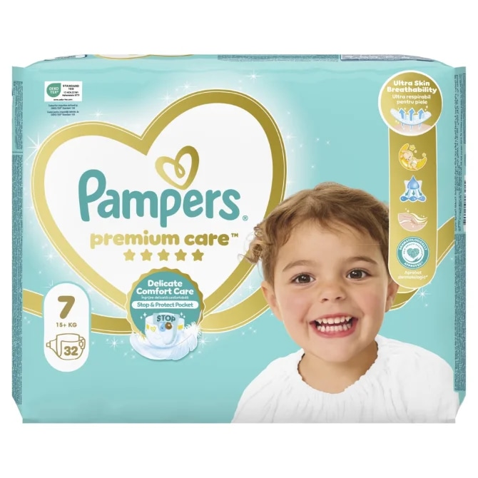 Pampers Dječje pelene 32-68 kom - Akcija u trgovini Tommy