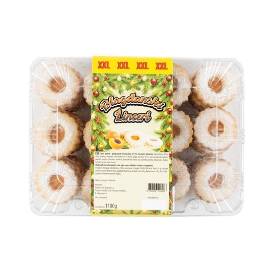 Blagdanski linzeri 1100 g - Akcija u trgovini Plodine