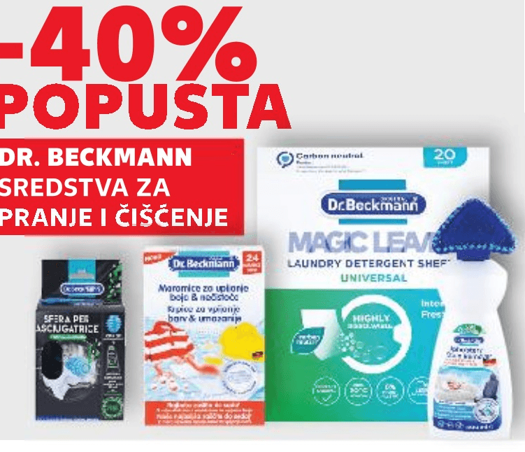 Dr. Beckmann Sredstva za pranje i čišćenje - Akcija u trgovini Kaufland