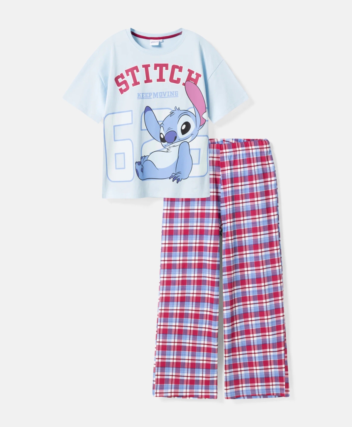 Karirana pidžama Stitch Akcija u trgovini Pepco