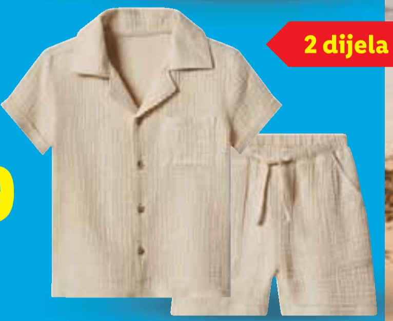 LUPILU Dječji set od muslina - Akcija u trgovini Lidl