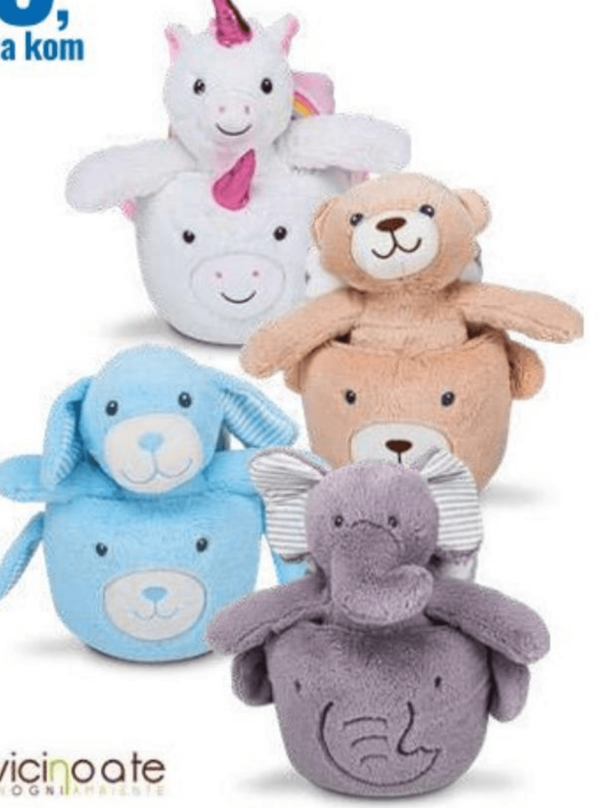 Plišana igračka s košarom Vicinoate - Akcija u trgovini Eurospin