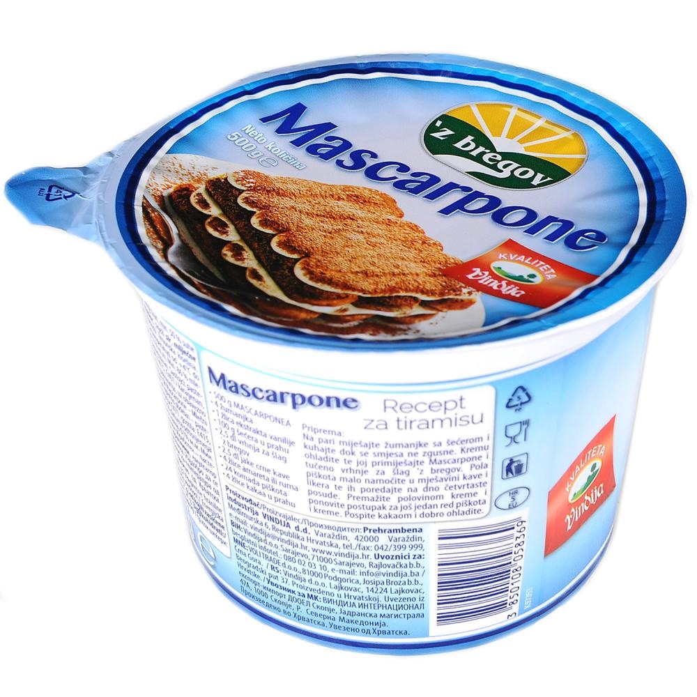 Mascarpone 500 g z bregov - Akcija u trgovini KTC