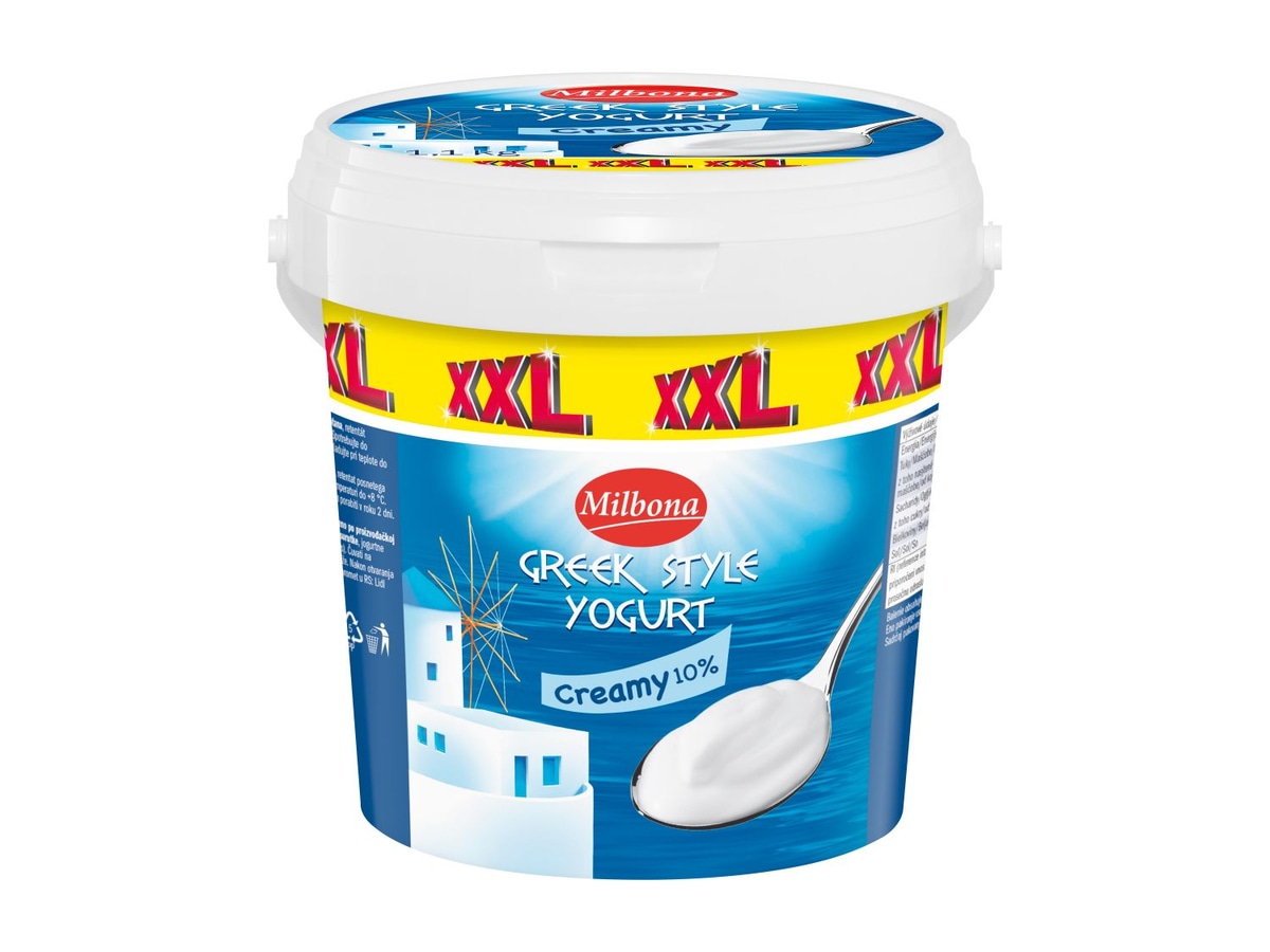MILBONA Jogurt na grčki način XXL 1.1 kg - Akcija u trgovini Lidl