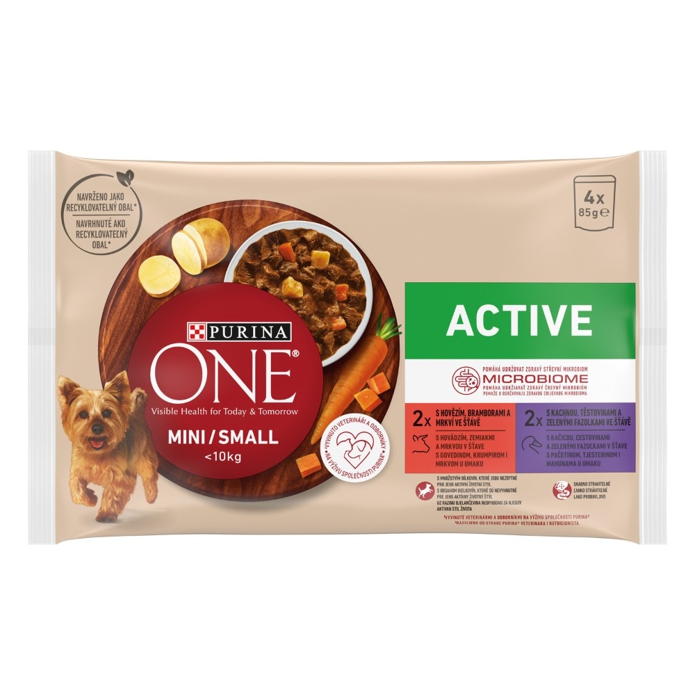 Purina One hrana za pse 4x 85 g Akcija u trgovini Plodine