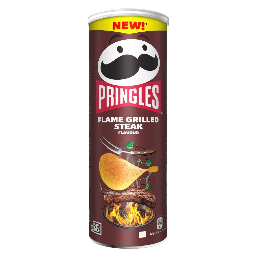 Pringles Cream Cheese i Flame Grilled Steak 165g - Akcija u trgovini Vrutak