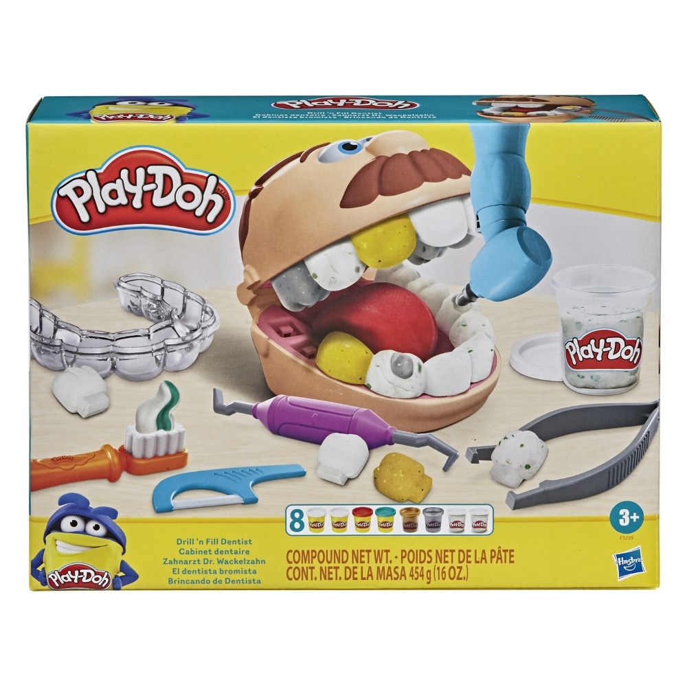 Hasbro Play-Doh Dr. Klimavi Zub 6 kutijica mase Akcija u trgovini Mueller