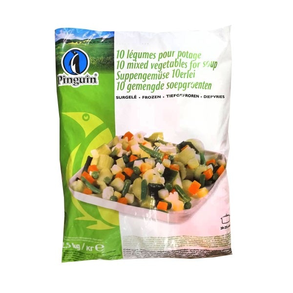 Povrće za juhu Minestrone 2,5 kg Pinguin - Akcija u trgovini Stanić Diskont