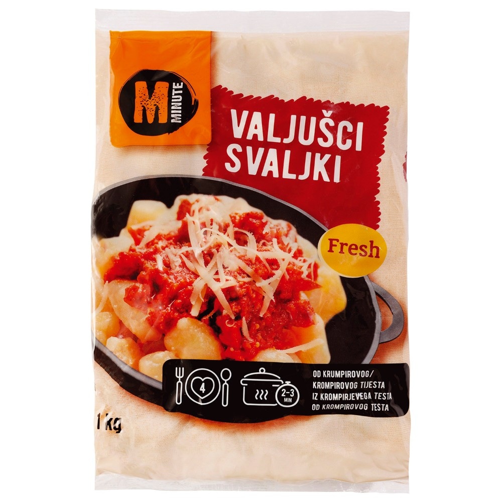 Minute valjuški svaljki 1 kg Akcija u trgovini Konzum