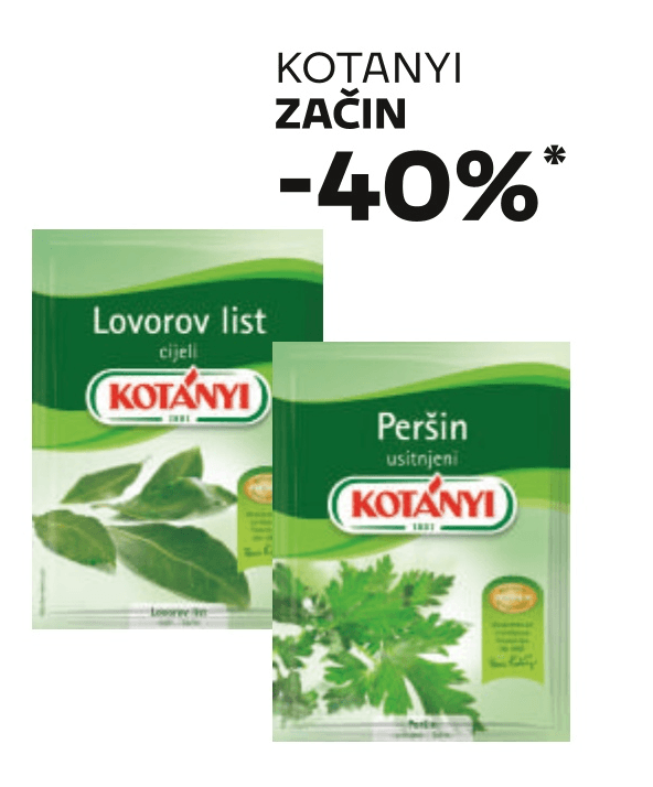 Kotanyi Začin - Akcija u trgovini Tommy