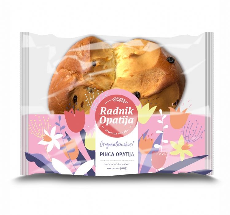 Pinca 400 g Radnik Opatija - Akcija u trgovini Trgovina Krk