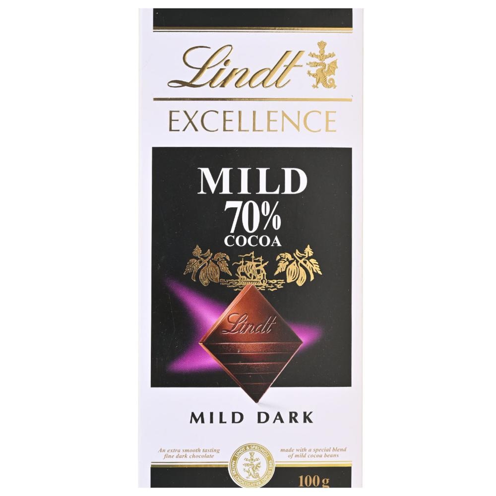 Lindt Excellence Mild Cocoa 70% 100g - Akcija u trgovini Žabac
