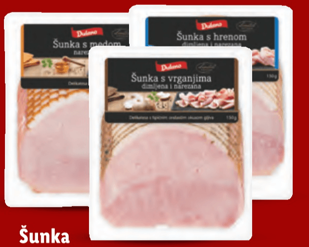 Šunka 150 g Deluxe - Akcija u trgovini Lidl